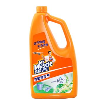 威猛先生/Mr Muscle 地面清洁剂，草本清香1KG 售卖规格：1瓶