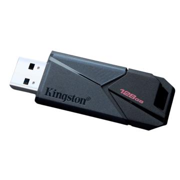 金士顿/Kingston U盘，DTXON/128GB USB3.2 Gen1 U盘 DTXON 大容量U盘 滑盖设计 时尚便携 售卖规格：1片