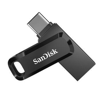 闪迪/SanDisk U盘，SDDDC3-064G-Z46 Type-C USB3.1 手机U盘DDC3 沉稳黑 读速150MB/s 售卖规格：1片