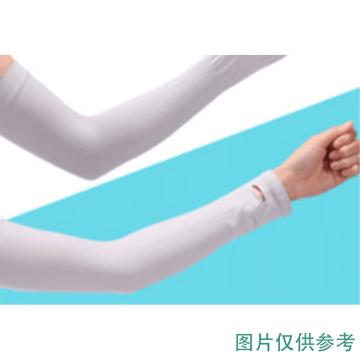 南极人/NanJiren 冰丝防晒袖套，三双装 套指黑白灰 无字母纯色 售卖规格：1套