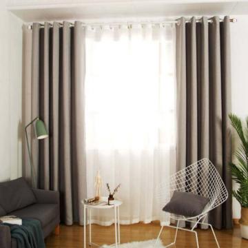 淮风 灰色窗帘，HFJYXDQZGCL-06 1.9宽 3米高 2片 售卖规格：1套