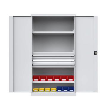 尔迈 重型工具柜,含2层板,三抽,不带挂板，EM-GJG-15 1000×500×1800mm 售卖规格：1台