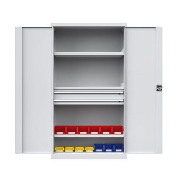 尔迈 重型工具柜,含2层板,双抽,不带挂板，EM-GJG-13 1000×500×1800mm 售卖规格：1台