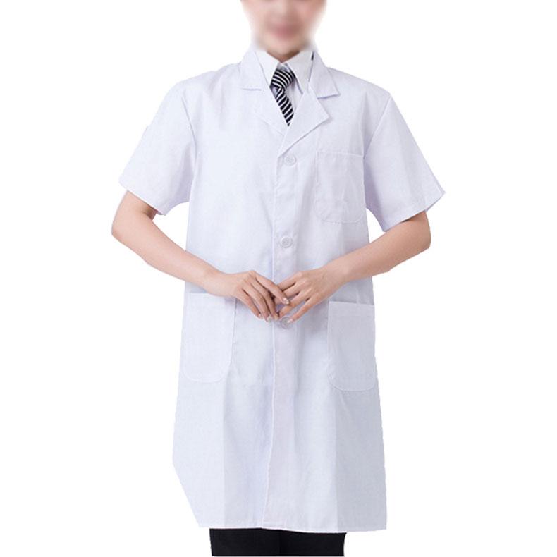 安赛瑞 加厚型短袖白大褂工作服，28182 L码 售卖规格：1件