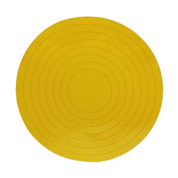 安赛瑞 反光防水压力表贴，三色标识贴仪表盘指示贴，10cm整圆贴，黄色，310601 售卖规格：1张