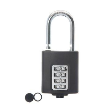 安赛瑞 锌合金密码挂锁 黑色 50×20×104mm，520222 售卖规格：1个
