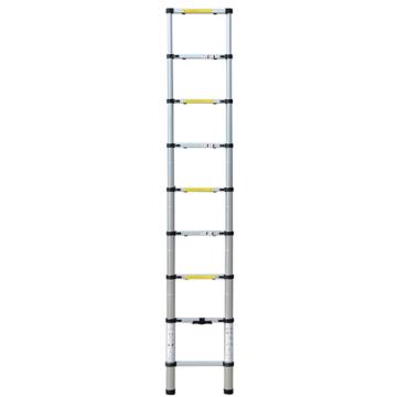 海斯迪克 铝合金伸缩梯，HKW-102 单面梯5米 折叠便携升降梯子 多功能工程梯竹节梯 售卖规格：1个