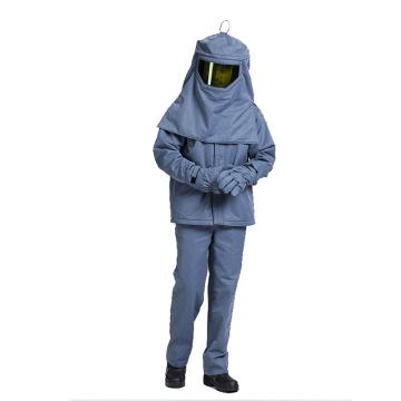 Raxwell 防电弧套装，IV级防护 40Cal，RW8529 190，深蓝色，包含分体套装，头罩，手套，套装包 售卖规格：1套