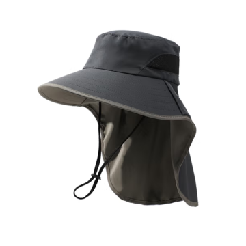 南極人/NanJiren 深灰色防曬帽子，N2E1X827131 售賣規(guī)格：1頂