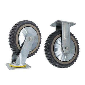 海斯迪克 风火轮，HK-780 8寸（2转向+2定向） 聚氨酯脚轮 耐磨轻音重型工业轮子 售卖规格：4个/组