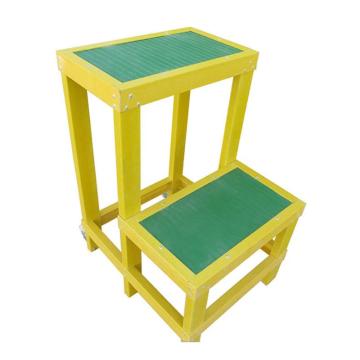 海斯迪克 双层绝缘凳，HKCL-153 50*60*60cm 电力绝缘凳 可移动绝缘高低凳子 绝缘踏台电工梯凳 绝缘台 售卖规格：1个
