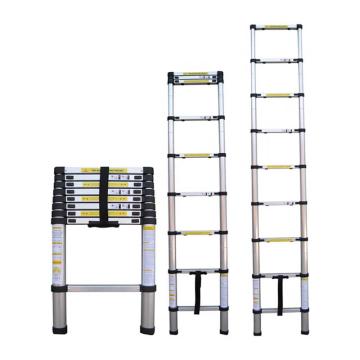 海斯迪克 铝合金伸缩梯，HKW-102 单面梯4.4米 折叠多功能工程梯 售卖规格：1个