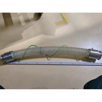 未蓝 食品级钢丝加强透明PU软管，63*66mm*L=800mm，两端K77.5卡盘快接（SS316L材质）