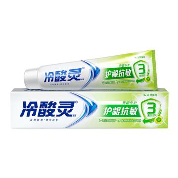 冷酸灵 牙膏，护龈抗敏 水果薄荷 180克(新) 售卖规格：1支