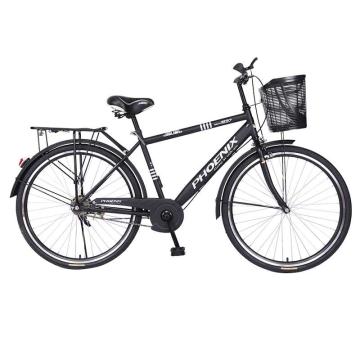 凤凰 男士自行车，马斯特 雅黑 26寸 单速 碳钢车架 铝合金轮圈 售卖规格：1辆