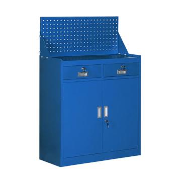 京图尚冠 二抽带挂板工具柜，JG228 900×400×1370mm,蓝色 售卖规格：1台
