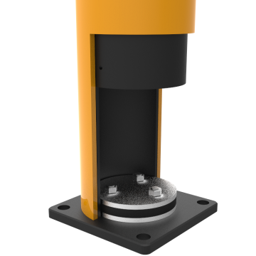 VILNOW φ160mm防撞柱经济型（高度1000mm） ，颜色：黄色，VN-EPSS-160-1000