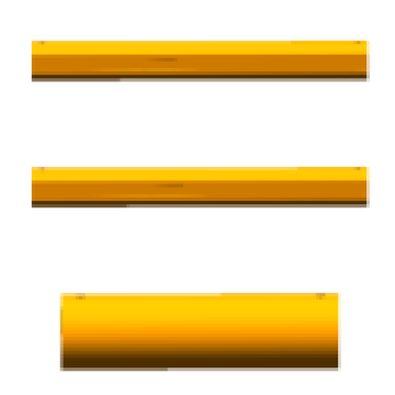 VILNOW 护栏横杆（长度2000mm)，颜色：黄色，VN-GR-Bar-Set-1，下部横杆采用180mm直径