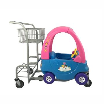 苏识 超市儿童玩具购物车，SS-KLL-KT04 1350×590×1080mm PU载重轮 承重50kg 售卖规格：1辆