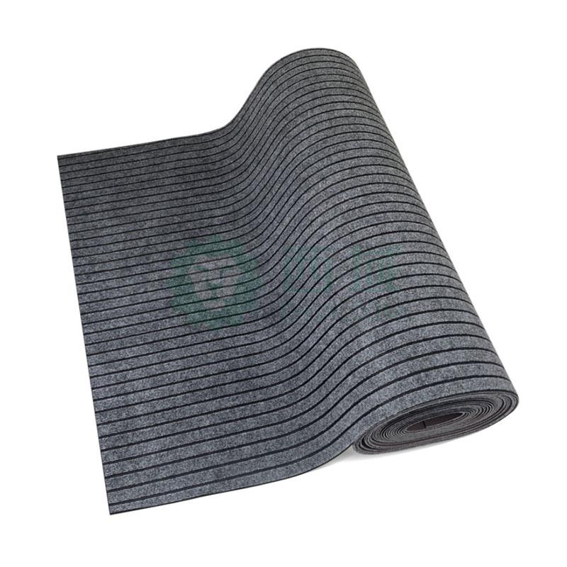 苏识 PVC复合七条纹防滑地毯,SS-J081,15×1.2m 灰色 厚5mm 售卖规格:1块【多少钱 规格参数 图片 采购】-西域
