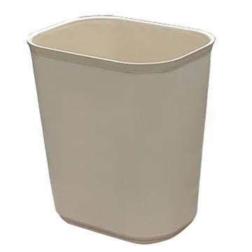 信诺 方形阻燃垃圾桶耐火垃圾桶，2444 38L，杏色 售卖规格：1个