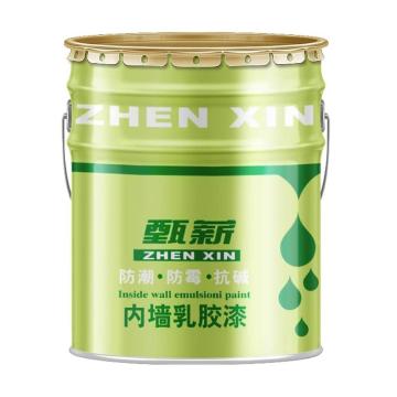 甄薪/ZX 高遮盖力内墙乳胶漆，高遮盖力内墙乳胶漆，YR05棕色 售卖规格：20公斤/桶