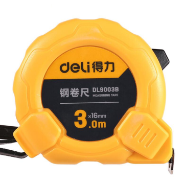 得力 钢卷尺，3mx16mm，DL9003B 售卖规格：1个