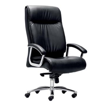宾王睿利 办公椅，W-55A# 尺寸125*70*73 黑牛皮（散件不含安装） 售卖规格：1台