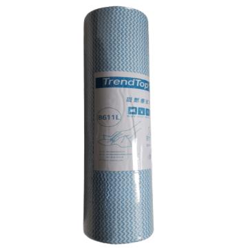 拭高 阻燃擦拭布（卷狀），（LS611-1）藍色波浪紋 50×50cm 售賣規(guī)格：50張/卷