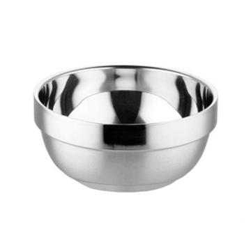 西域推荐 不锈钢汤碗双层隔热，直径12cm 售卖规格：1个