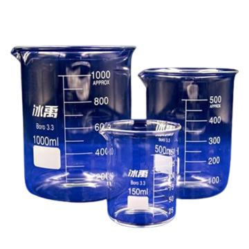冰禹 高硼硅玻璃烧杯 耐高温刻度杯 耐高温刻度杯，BYrl-199 100ml（2个） 售卖规格：2个/箱