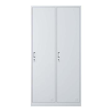 臻远 两门更衣柜，UGY-215* 900宽*500深*1800高 0.7mm厚度 灰白色 售卖规格：1个