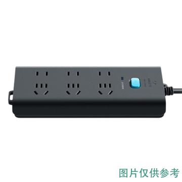 公牛 接线板 总控开关，GN-H5330(F) ,全长3m,(电线规格3*1) 防雷插座 6位 售卖规格：1只