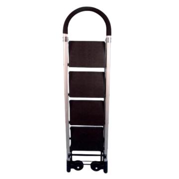谦格 铝合金小型轻便带轮子可折叠人字扶梯，ZDT01 4步 梯踏板长28×宽22.5×高100cm 售卖规格：1个