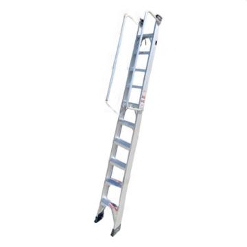 谦格 标准带钩单侧可折叠带扶手型登高爬梯工程梯，铝GLT06 长330×宽43cm层高260-290cm 售卖规格：1个
