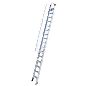 谦格 标准带钩单侧可折叠带扶手型登高爬梯工程梯，铝GLT12 长510×宽43cm层高416-464cm 售卖规格：1个