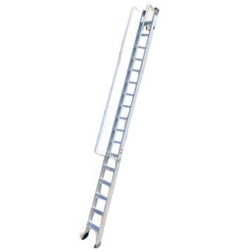 谦格 标准带钩单侧可折叠带扶手型登高爬梯工程梯，铝GLT13 长540×宽43cm层高442-493cm 售卖规格：1个