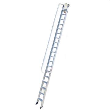 谦格 标准带钩单侧可折叠带扶手型登高爬梯工程梯，铝GLT15 长600×宽43cm层高494-550.6cm 售卖规格：1个