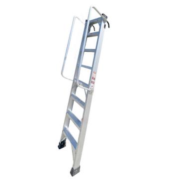 谦格 标准带钩单侧可折叠带扶手型登高爬梯工程梯，铝GLT16 长240×宽43cm层高182-203cm 售卖规格：1个