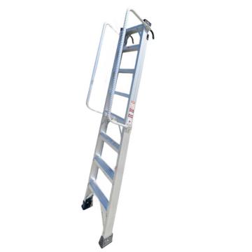 谦格 标准带钩单侧可折叠带扶手型登高爬梯工程梯，铝GLT16 长240×宽43cm层高182-203cm 售卖规格：1个