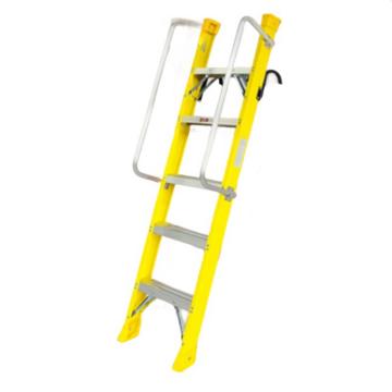 谦格 标准带钩单侧可折叠带扶手型登高爬梯工程梯，钢GLT18 长180×宽43cm层高130-145cm 售卖规格：1个
