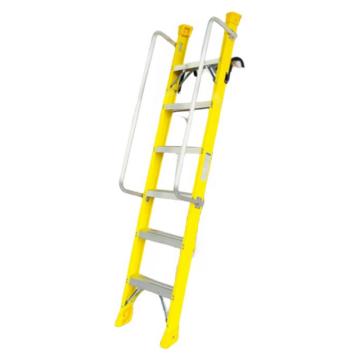 谦格 标准带钩单侧可折叠带扶手型登高爬梯工程梯，钢GLT19 长210×宽43cm层高156-174cm 售卖规格：1个