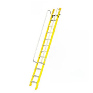 谦格 标准带钩单侧可折叠带扶手型登高爬梯工程梯，钢GLT25 长390×宽43cm层高312-348cm 售卖规格：1个