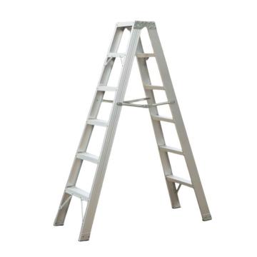 谦格 多功能双侧人字A型折叠工程梯登高爬梯，铝LSCT03 6+6步 A字长180×宽52×高173cm 售卖规格：1个
