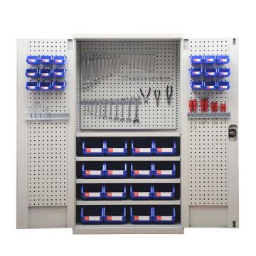 尔迈 重型工具柜,含4层板,带挂板，EM-GJG-10 1000×500×1800mm 售卖规格：1台