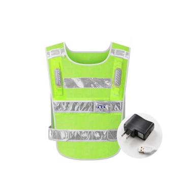 英格杰家 LED爆閃路政執(zhí)勤馬甲背心，88-BSMJ，爆閃充電款 均碼 售賣規(guī)格：1件
