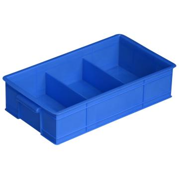 Raxwell 固定分格周转箱小号3格,350×200×85mm,蓝色，RHSS4408 售卖规格：1个