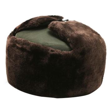 添盾 加厚防寒雷鋒帽（防風，保暖，護耳），TD-HT0107，綠布棕毛 售賣規(guī)格：1頂