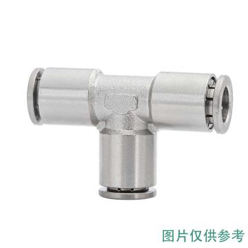 普列姆 T型三通中部螺纹接头，QPC-T-08-01G-B 610398 售卖规格：1个