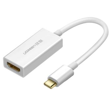 绿联/UGREEN Type-C扩展坞，40273 USB 3.1Type-C转HDMI转换器 10cm 白色 售卖规格：1个